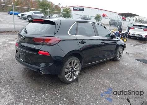 2018 Hyundai Elantra Gt Sport из США, поврежденный, VIN KMHH55LC2JU041274